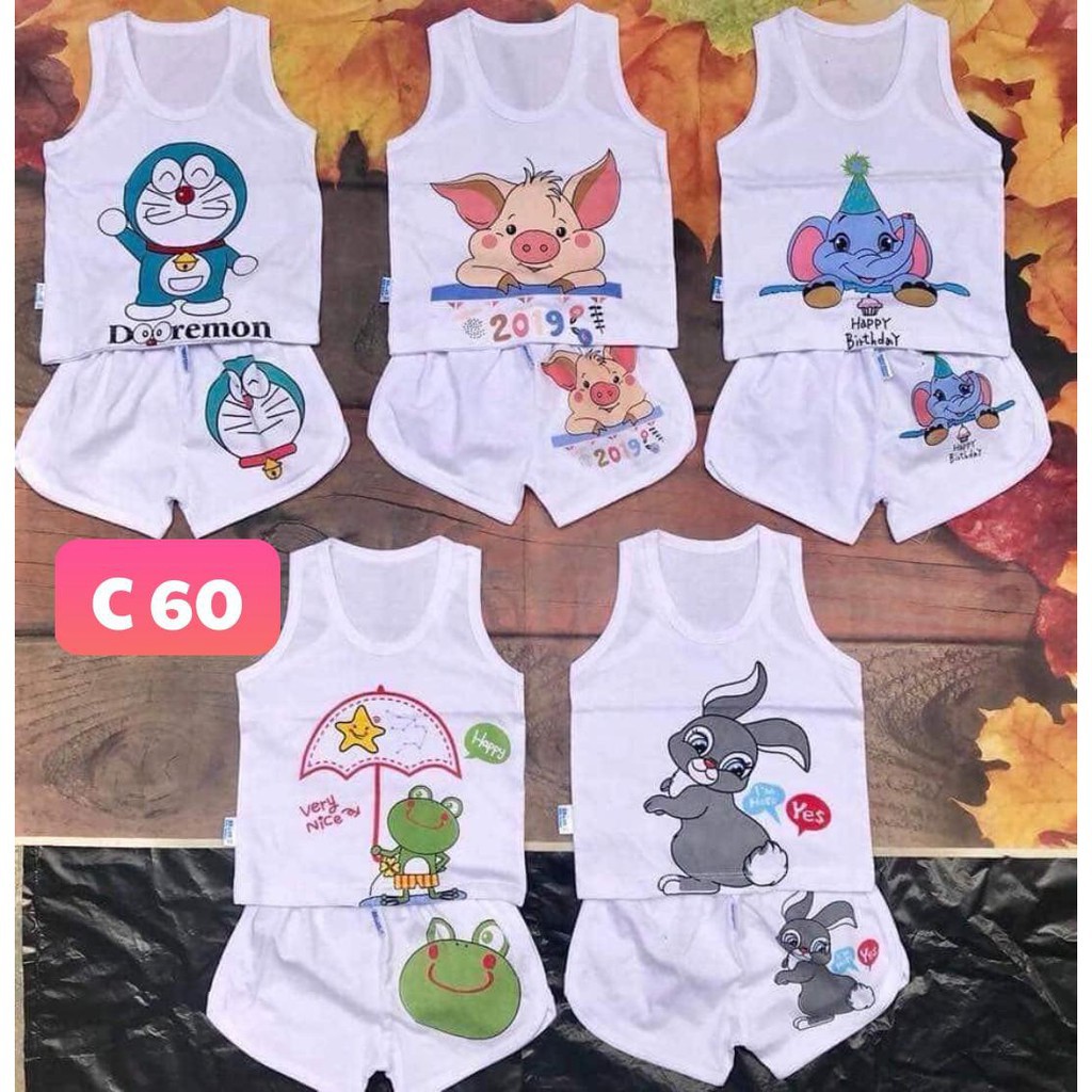Set 5 bộ quần áo  SÁT NÁCH- cho bé