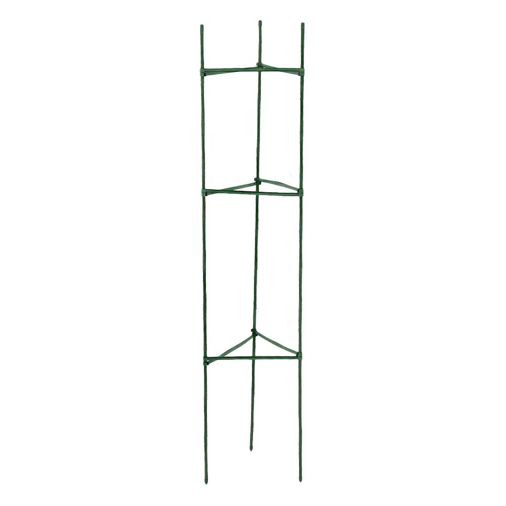 HomeBase SPRING Kệ để chậu cây 3 tầng DGH701 bằng thép phủ PVC của Thái Lan W1.1xD1.1xH150cm màu xanh lá cây
