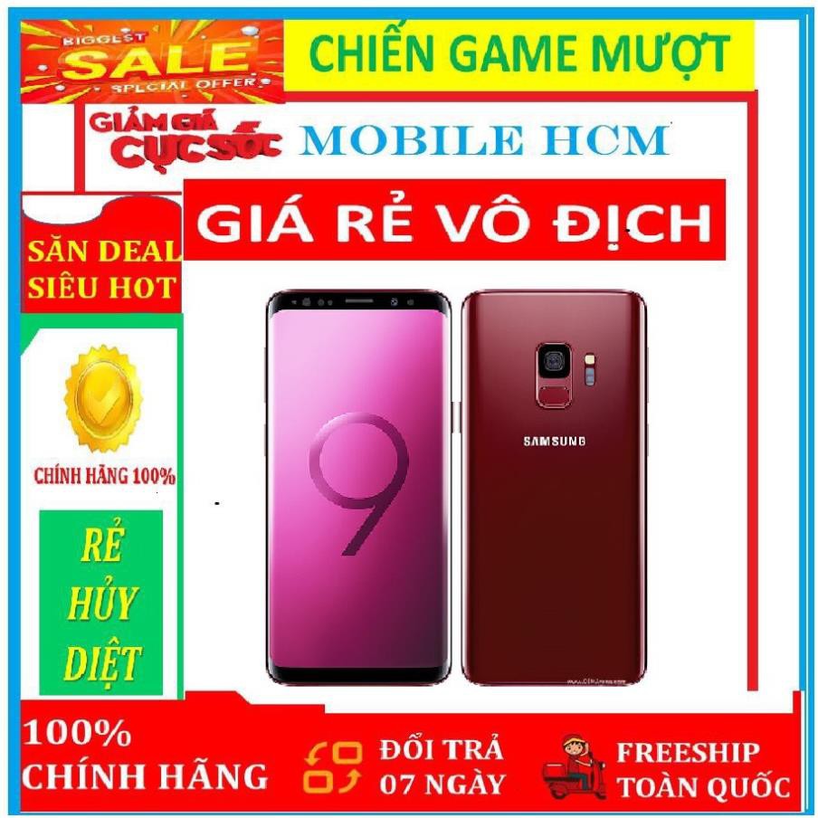 Điện thoại CHÍNH HÃNG Samsung Galaxy S9 ram 4G bộ nhớ 64G - Chơi Game nặng mượt ( đủ màu )