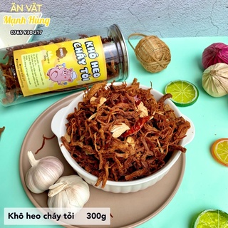 Khô heo cháy tỏi Ăn vặt Mạnh Hùng giá rẻ Sài Gòn
