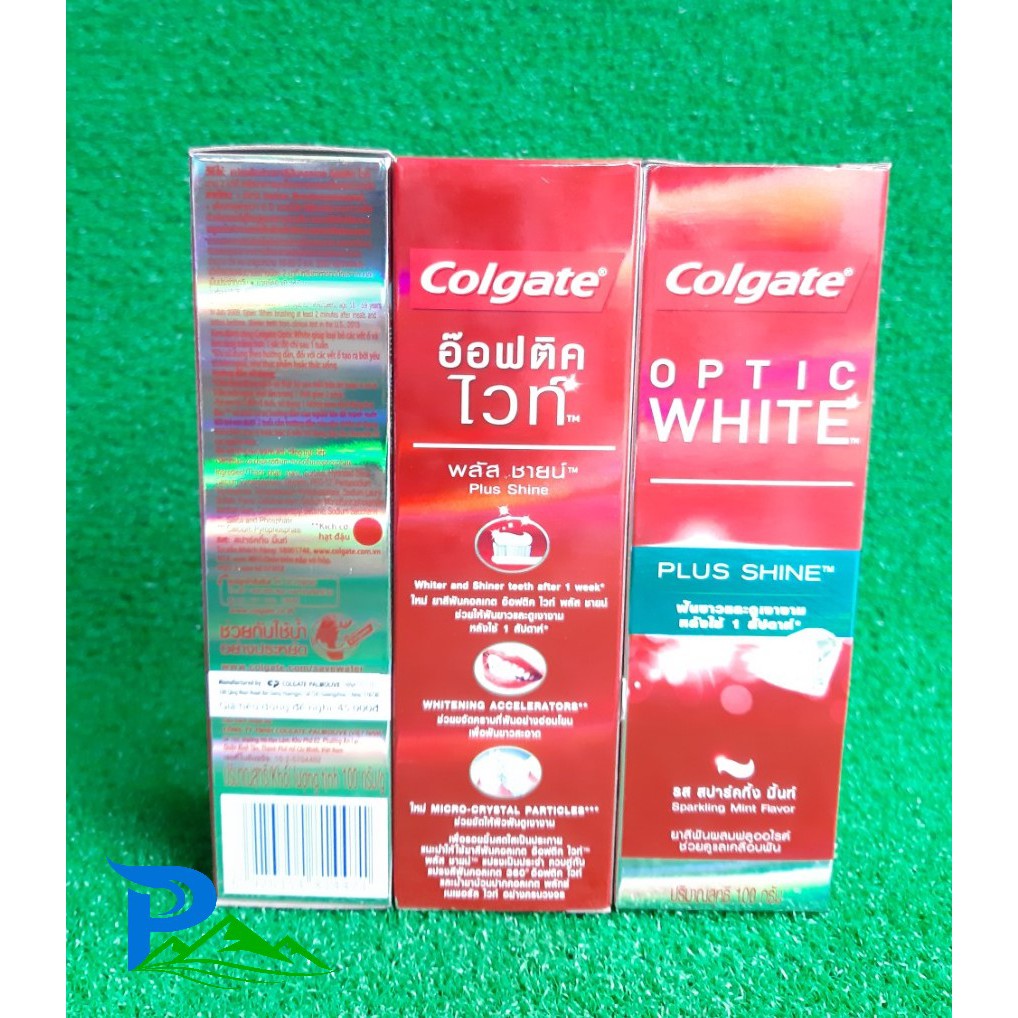 Kem đánh răng Colgate Optic White - Làm trắng răng 100g Chính hãng