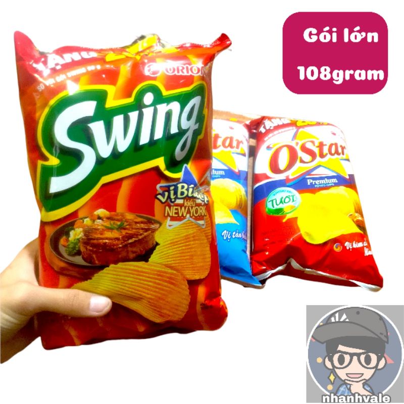 Bánh Snack Swing Ostar gói lớn 108g