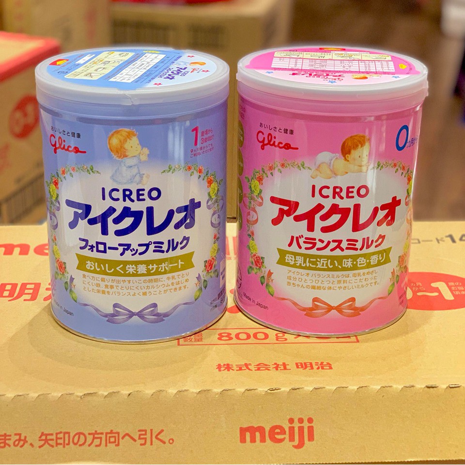 Sữa bột Glico Icreo Số 0/Số 1 800gr