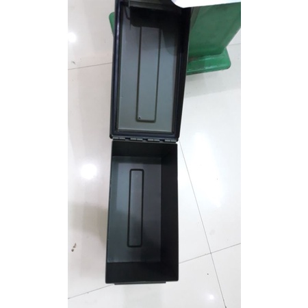 Hòm đựng đồ loại to 7L, hộp đựng dụng cụ, hộp đựng đồ nghề sắt sơn tĩnh điện dung tích chứa 7l sưu tầm decor để dụng cụ