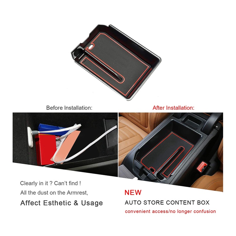 Phù Hợp Khay Đựng Vật Dụng Bệ Tỳ Tay Cho Xe Hơi BMW X3 G01 X4 G02 2018-2021