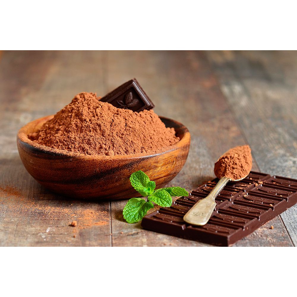 Bột Cacao Nguyên Chất Hảo Hạng 100% - Dòng Natural thuần tự nhiên, không kiềm hoá (23%+ bơ cacao) HAPPIOHA 50g - 250g