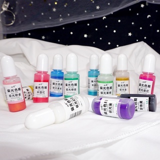 Set 8 lọ màu pha resin tạo hiệu ứng nhũ lấp lánh - S08