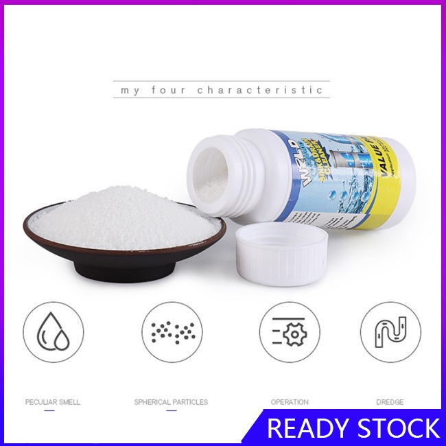 Pipe Dredging Agent Powerful Sink Drain Cleaner for Kitchen Sewer Toilet Brush Closestool Clogging