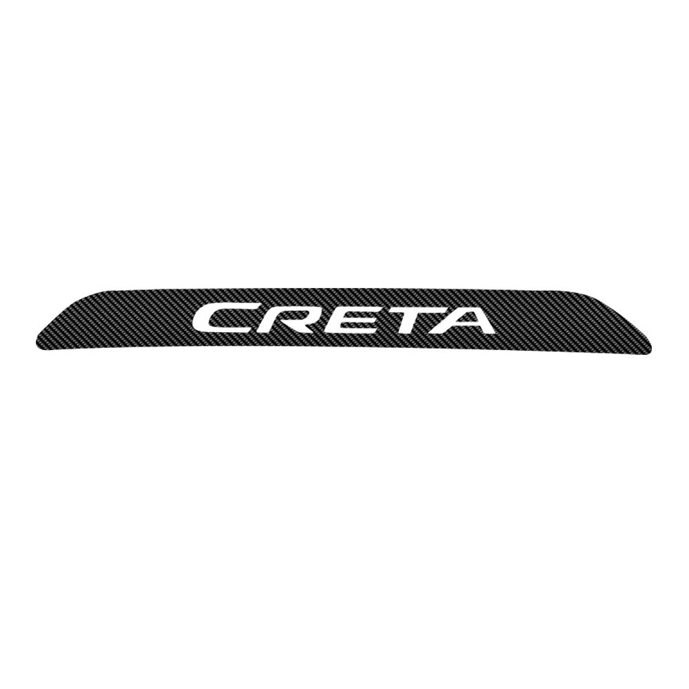 Miếng Dán Đèn Phanh Xe Họa Tiết Sợi Carbon Cho Hyundai CRETA 2014-2017