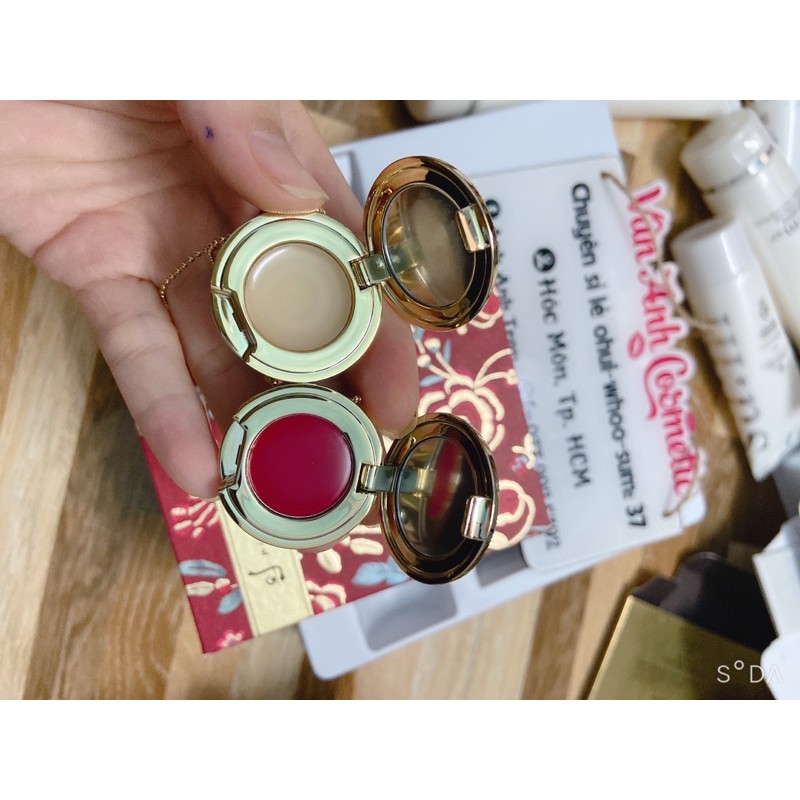 Son dưỡng móc khoá mini màu rose