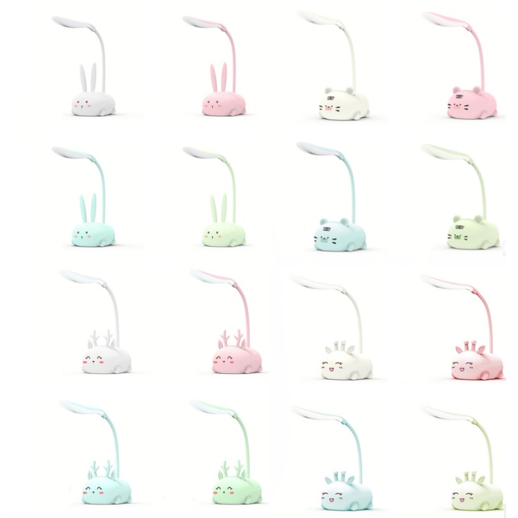 Đèn bàn Led USB cute động vật DB1 hoạt hình dễ thương có thể gấp
