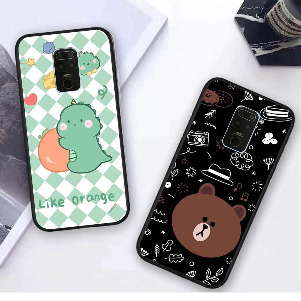 Ốp lưng Xiaomi REDMI NOTE 9 in hình khủng long , gấu nâu xinh xắn, siêu cute  mà còn vô cùng RẺ -ĐẸP