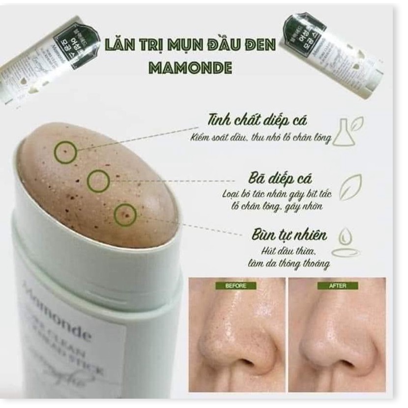 Thanh Lăn Mụn Đầu Đen Mamonde Mẫu Mới