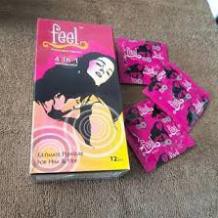 Bao Cao Su Feel 4 in 1 - Siêu mỏng, gân, gai - Hộp 12 bao