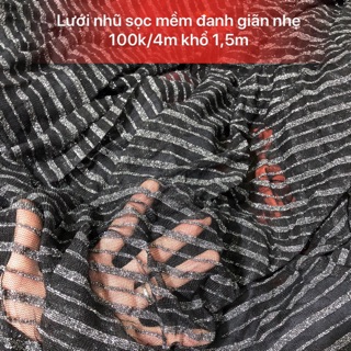 Lưới sọc 100k/4m khổ 1,5m giãn 4c