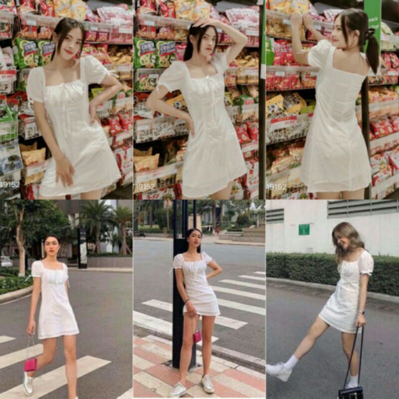 Đầm trắng owen dress