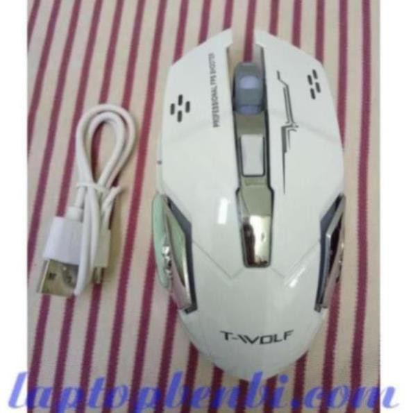 Chuột không dây cao cấp T-WOLD Q13 dùng pin sạc | Mouse ko dây T-WOLD Q13