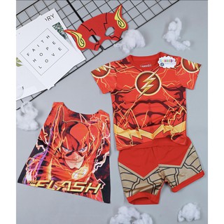 Bộ quần áo hóa trang siêu nhân anh hùng TIA CHỚP - tặng kèm áo choàng và mặt nạ