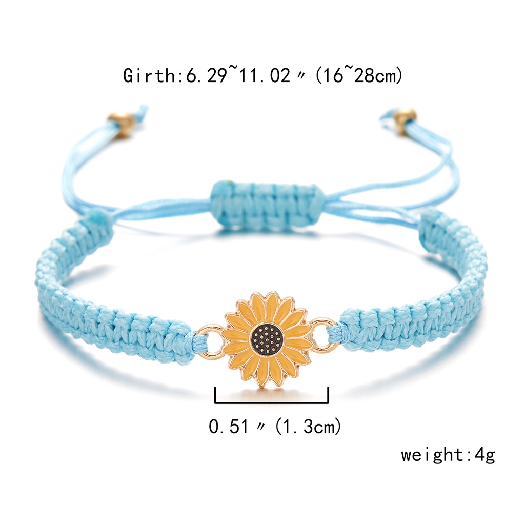 Vòng đeo tay Gmai mặt hoa cúc thời trang xinh xắn cho nữ