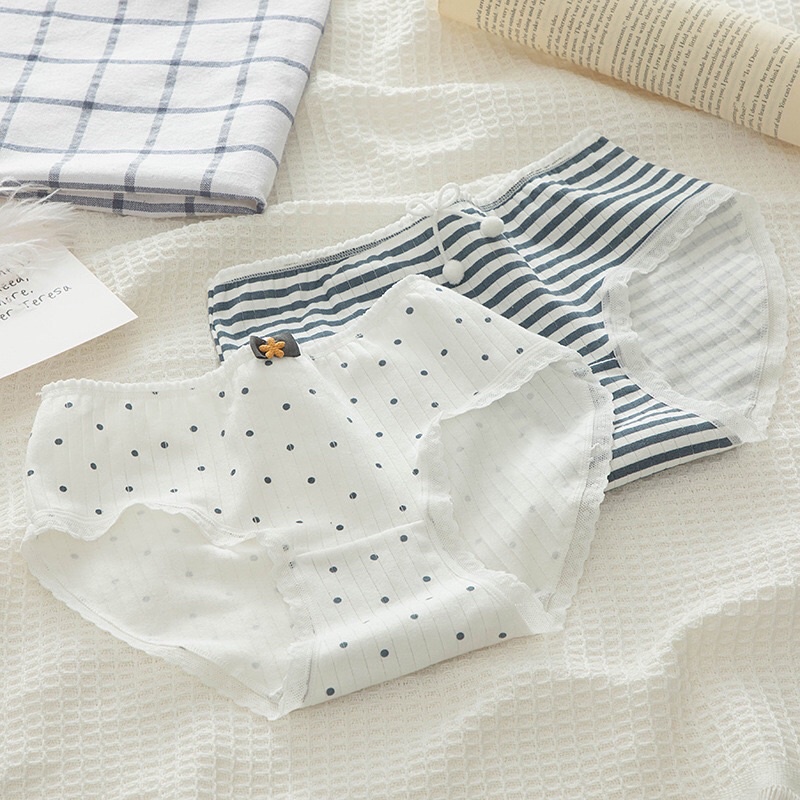 (Có chọn màu) Quần lót nữ cotton thun dễ thương lưng vừa BLUE SEA - Bae Lingerie | BigBuy360 - bigbuy360.vn