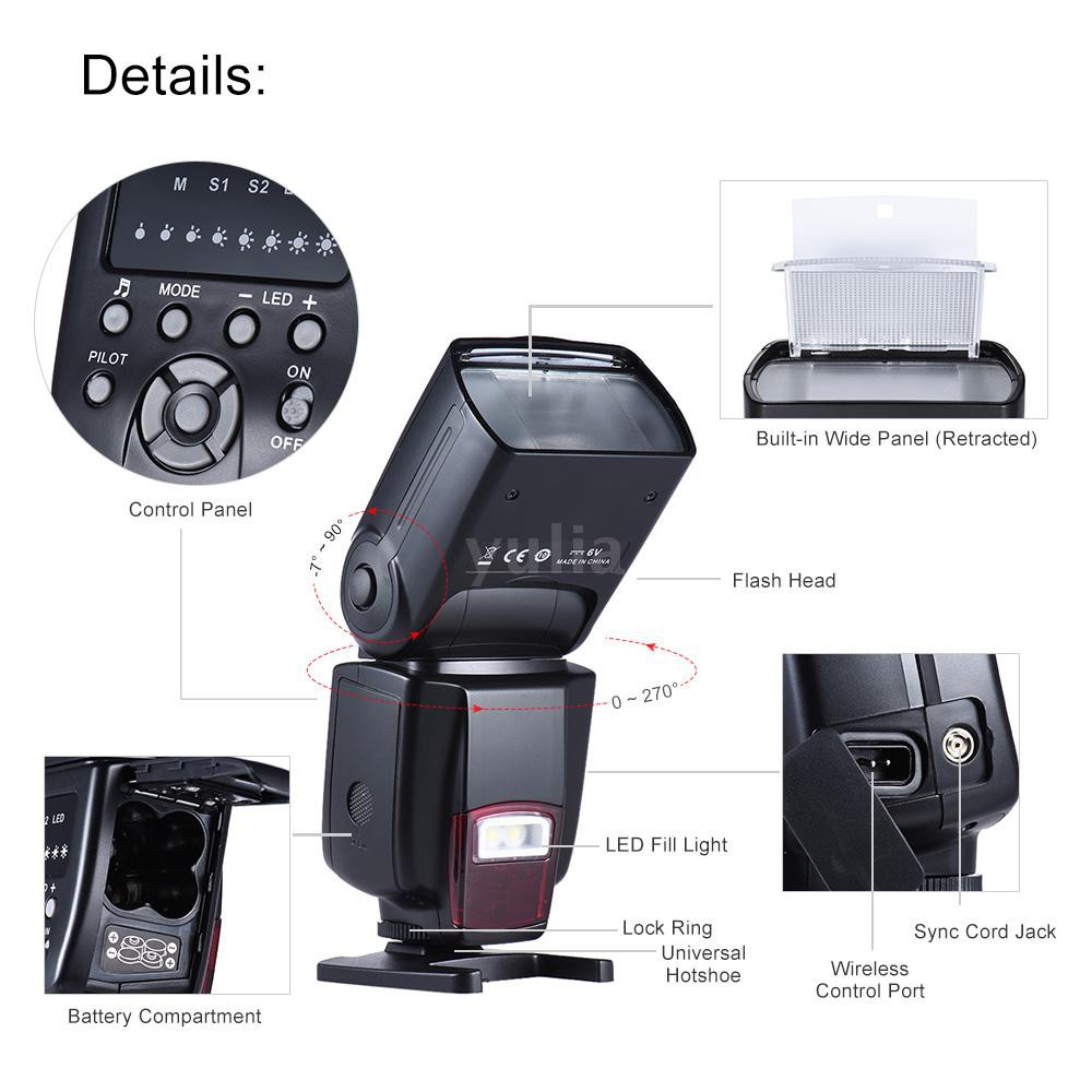 Đèn flash ad-560ii cho máy ảnh Canon