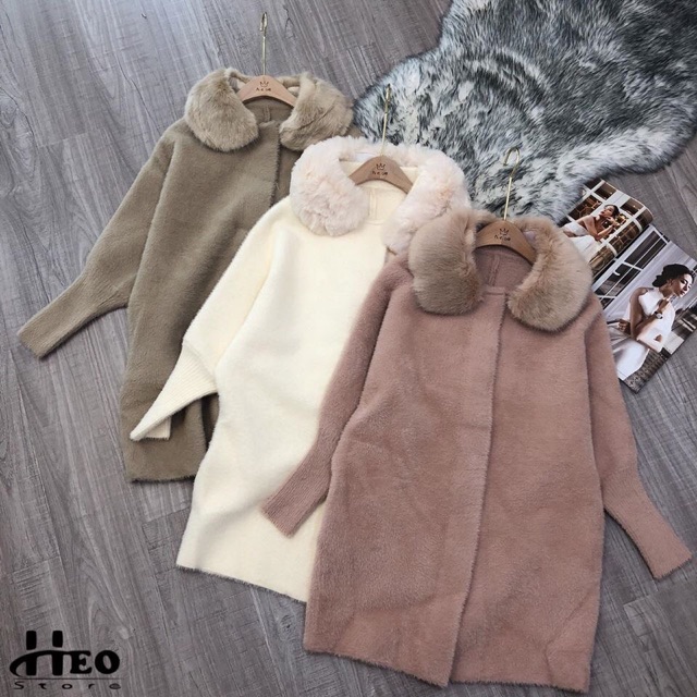 Áo len lông thỏ