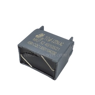 Tụ 10uF J 275VAC 400VDC MKP X2 màu xanh hoặc xám