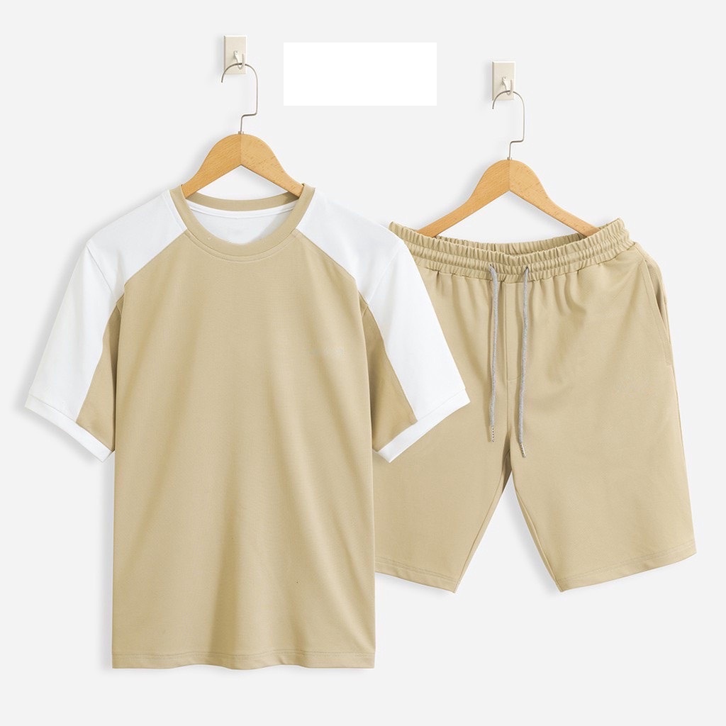 Bộ Hè Nam Thể Thao Phối Màu Tay Trẻ Trung Năng Động - BN321