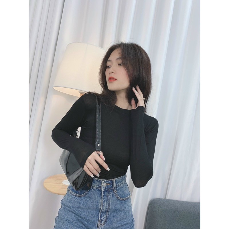 Áo Thun Trơn Body Tay Dài Cổ Tròn ( NZON SHOP ) | BigBuy360 - bigbuy360.vn