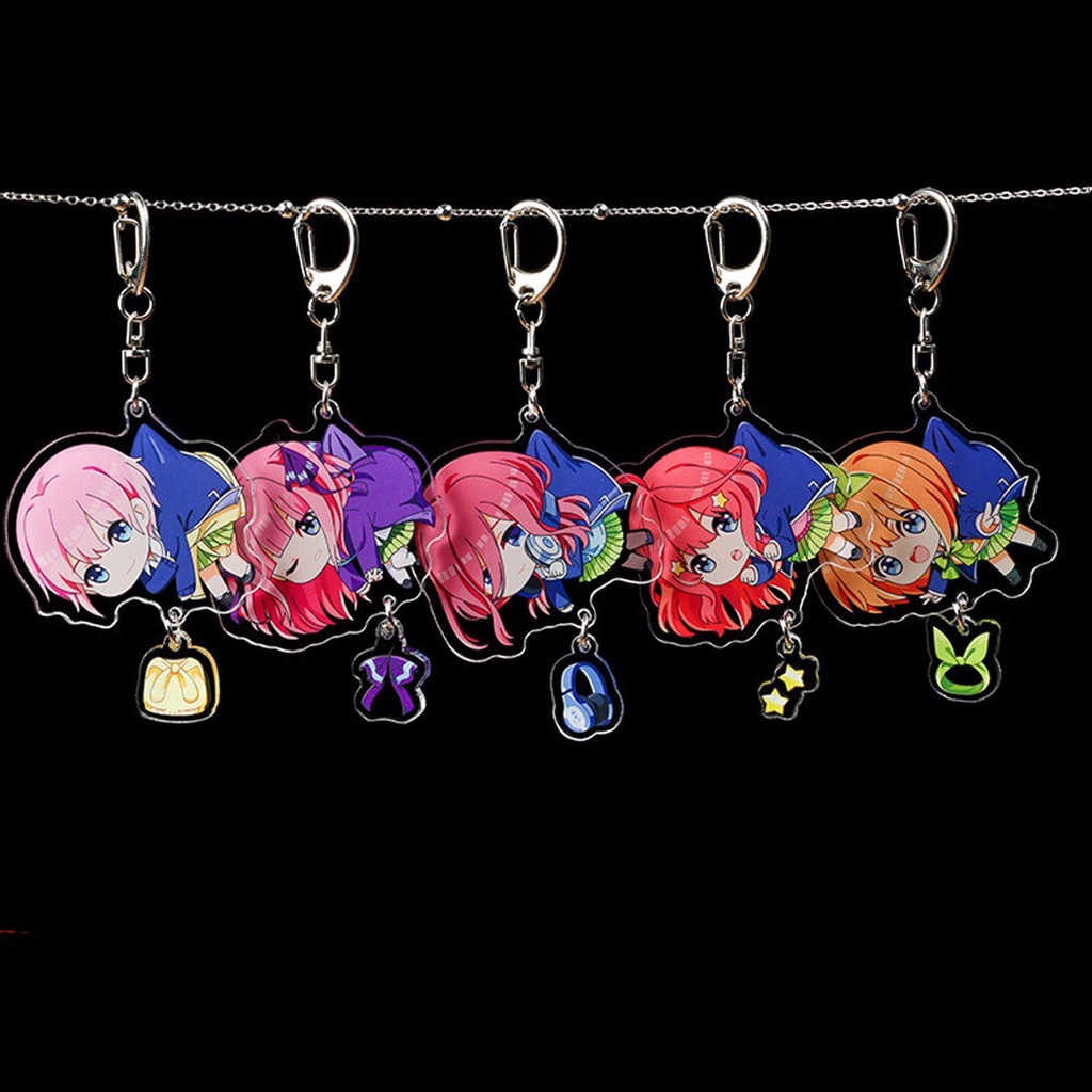 Móc Khóa Nhựa Acrylic Hình Hatsune Miku Ichika Nakano Nino Trong Anime Itsuki Aristory MIHAN1