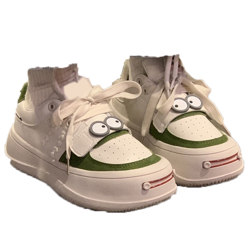 Giày thể thao nữ đôi mắt to G5917 phong cách năng động cá tính sneaker cute dễ thương thiết kế Ulzzang kèm ảnh thật