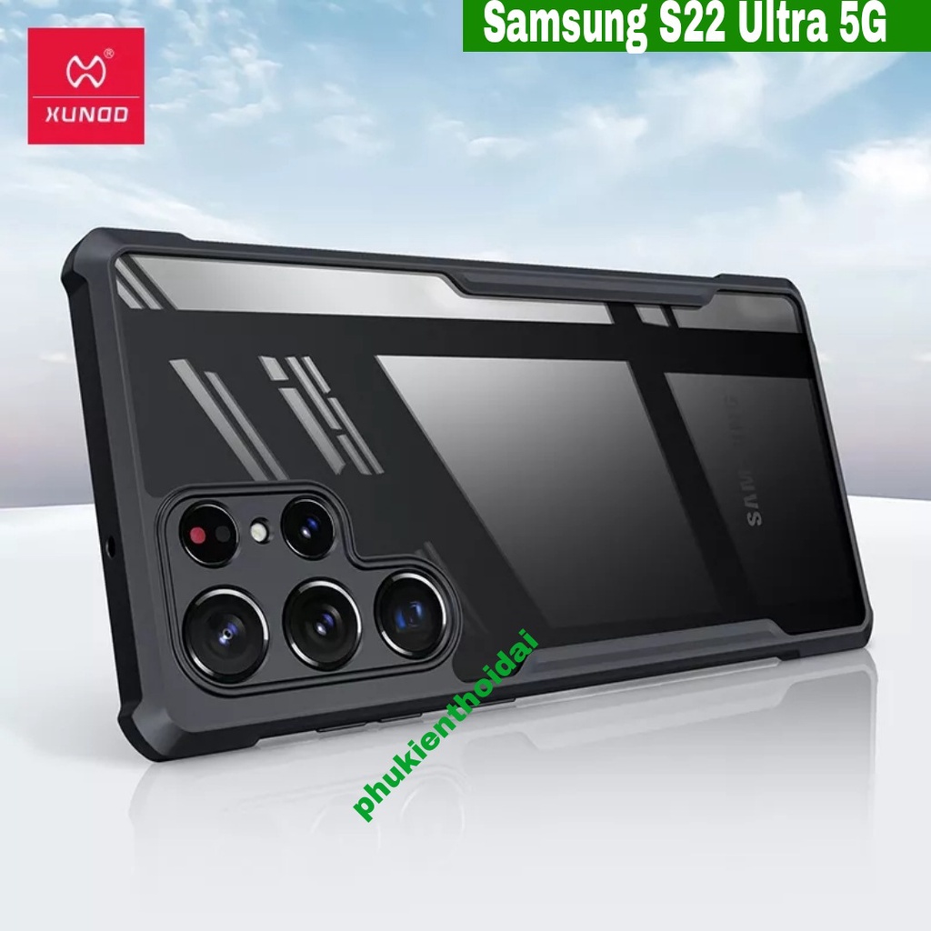 Ốp lưng Samsung S22 Ultra / S23 Ultra hiệu Xundd lưng trong viền màu chống sốc thời trang cao cấp siêu bền
