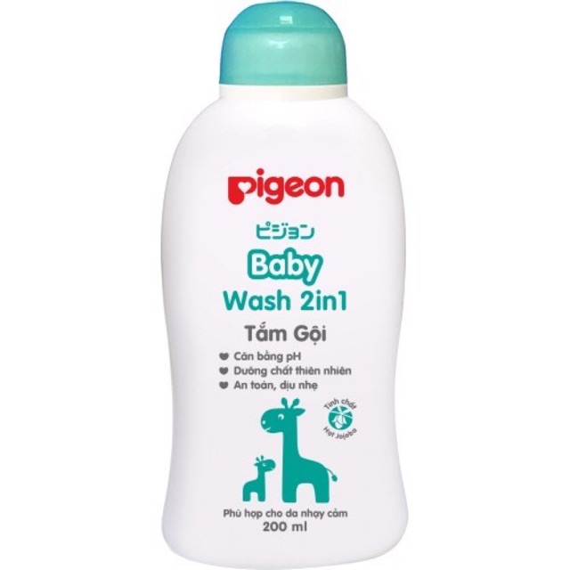 Sữa tắm gội Pigeon 200ml