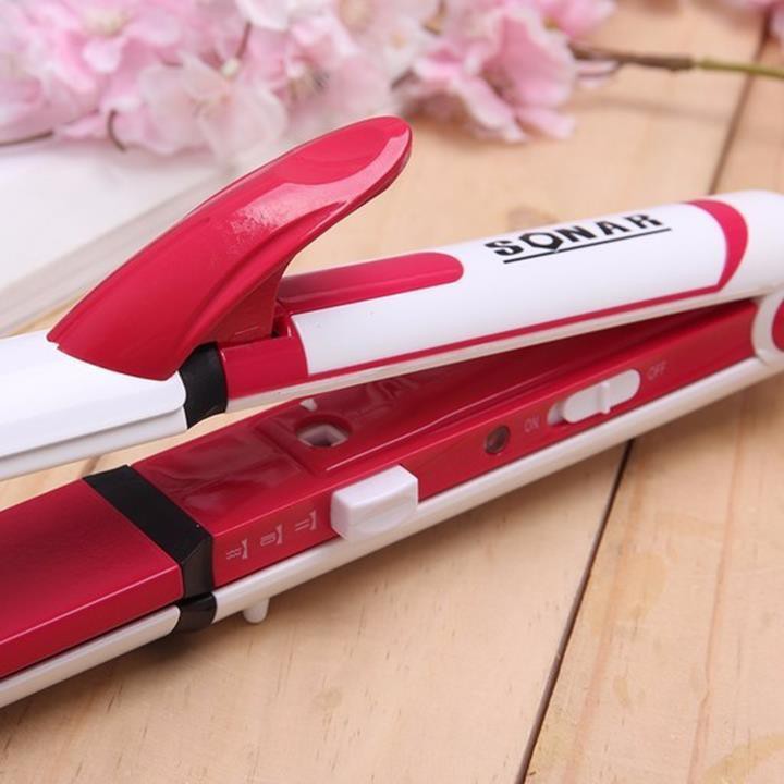 Máy Làm Tóc 3 In 1 SONAR 710, Dụng Cụ - Uốn Tóc - Duỗi Tóc - Dập Xù - Làm Xoăn 2020