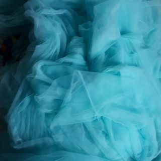 Vải voan màu xanh