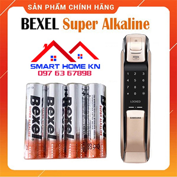 [4 VIÊN] Pin bexel aa lr6 super alkaline hàn quốc khóa cửa vân tay khóa cửa từ