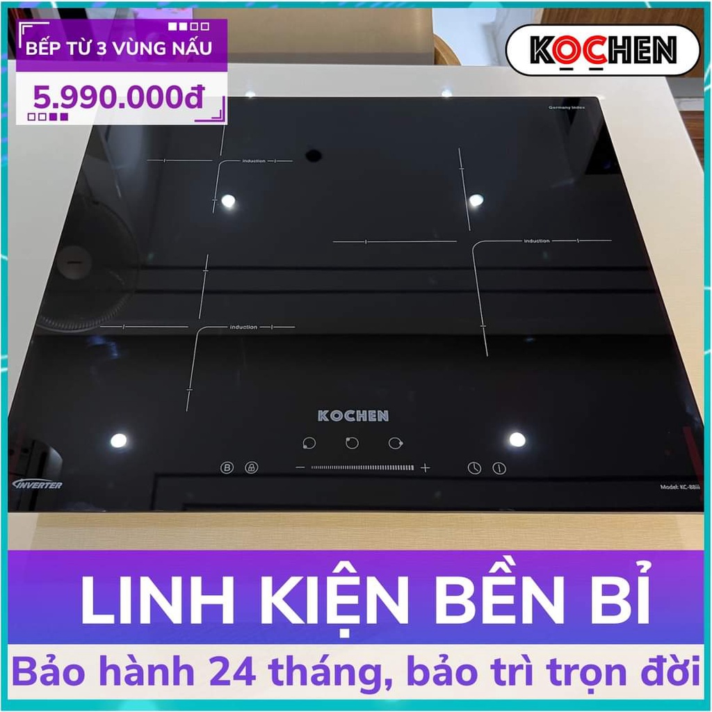 Bêp Từ Bếp 3 từ Kochen KC-88iii (Nhập Khẩu Nguyên Chiếc Malaysia)
