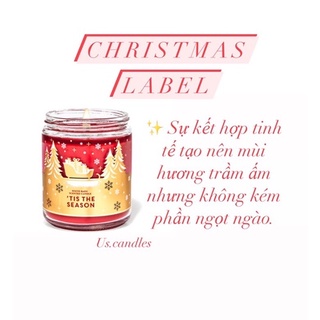 Nến thơm bbw Tis The Season 1 bấc