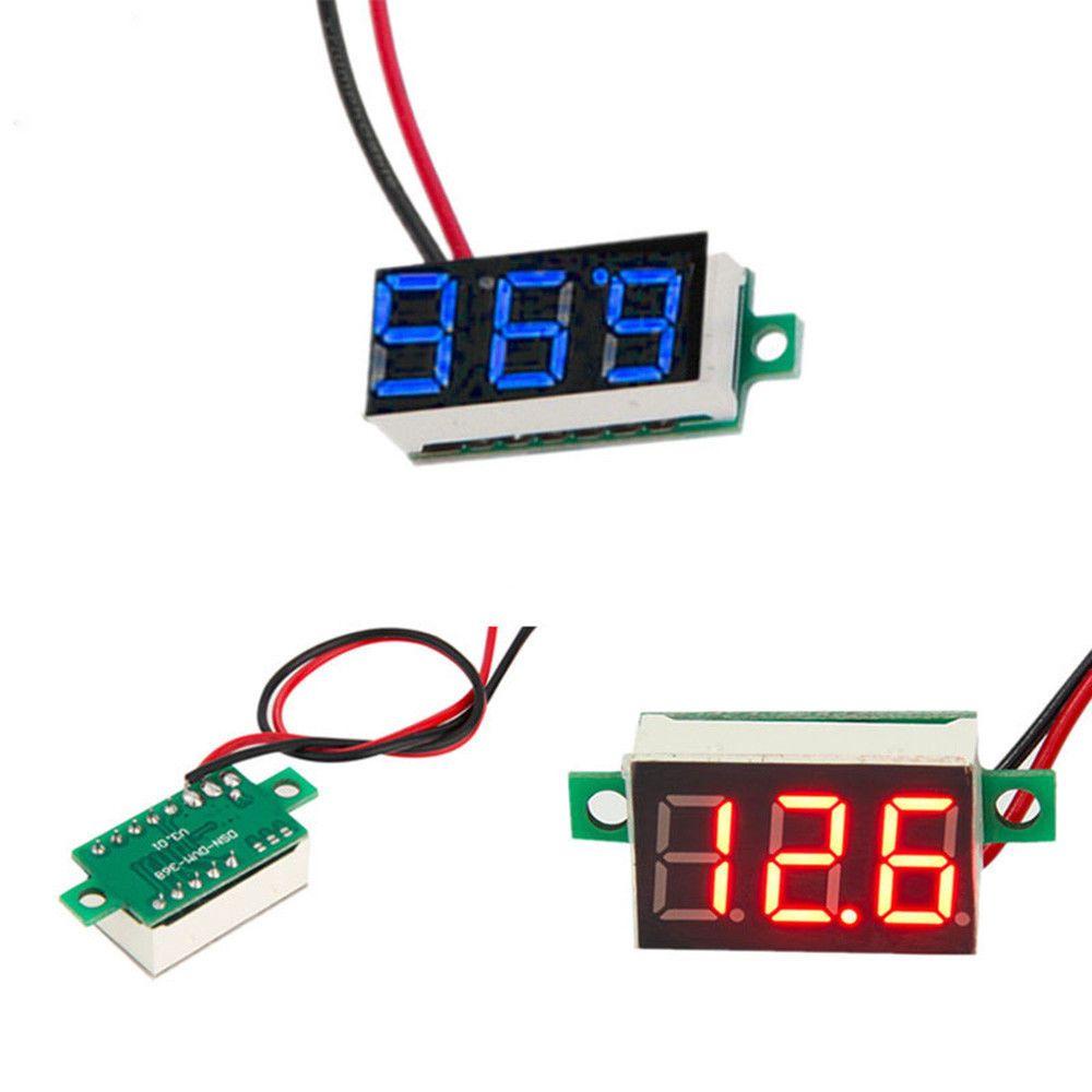 Vôn Kế Điện Tử 2 Dây 3 Chữ Số DC0-30V