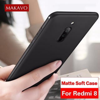 Ốp điện thoại bề mặt nhám màu trơn cho điện thoại Xiaomi Redmi 8 Redmi 8A