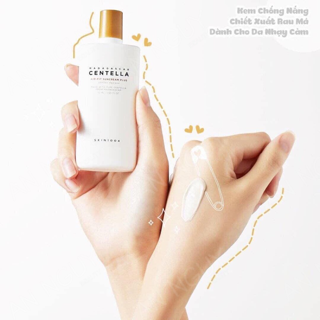 Kem Chống Nắng Skin1004 Madagascar Centella Air-Fit Plus Dành Cho Da Nhạy Cảm 50ml