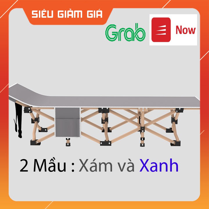 GIƯỜNG NGỦ VĂN PHÒNG GẤP GỌN GIƯỜNG XẾP VĂN PHÒNG KHUNG HỢP KIM PHỦ SƠN TĨNH ĐIỆN CHỌN MÀU NGẪU NHIÊN