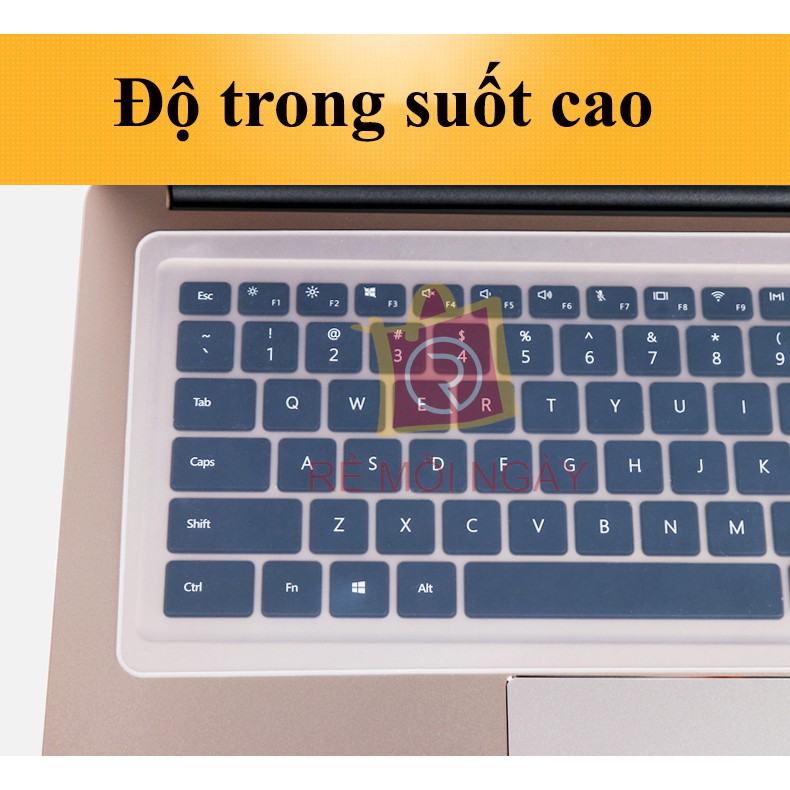 Miếng phủ bàn phím laptop, macbook, 13-17 inch silicon chống bụi, chống nước, đàn hồi cao