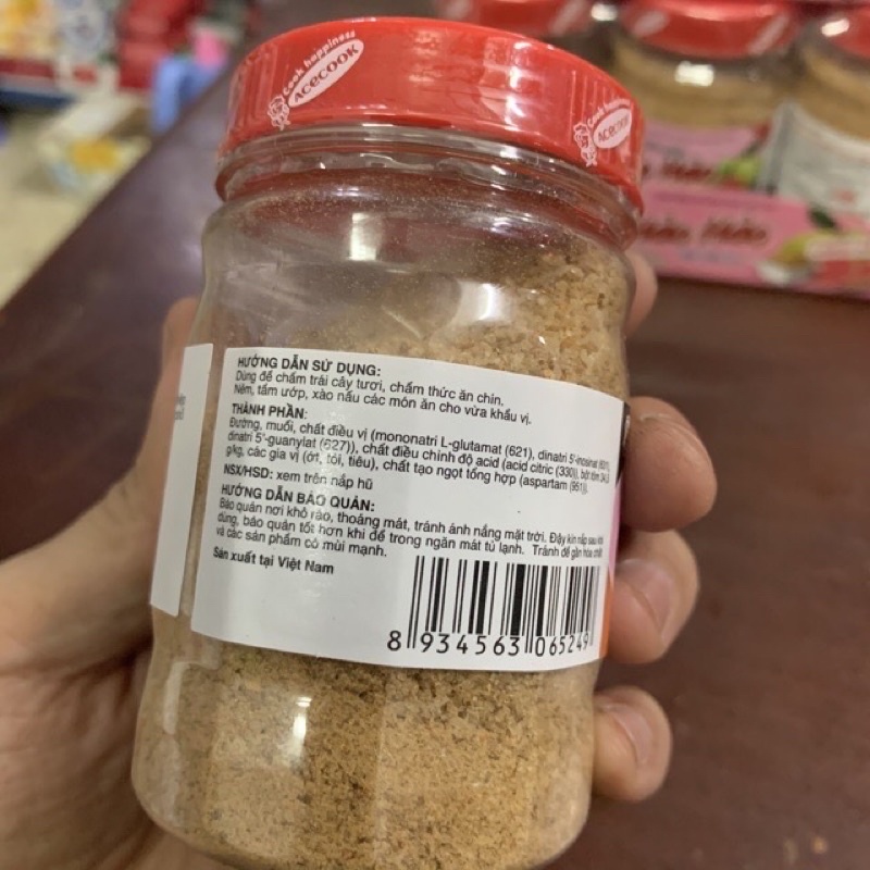 Muối chấm Hảo Hảo chua cay hộp 120g