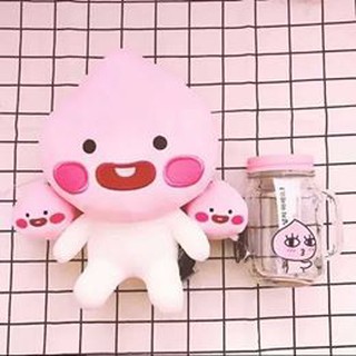 Gấu bông Kakao Apeach dạng ngồi, bé đào Little Apeach