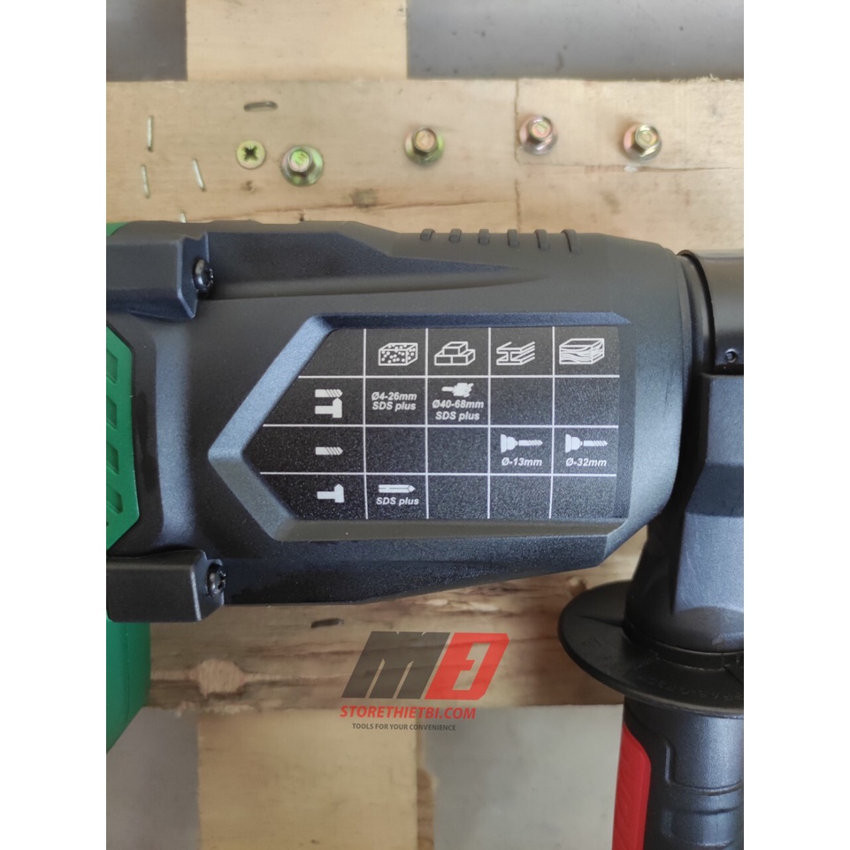 DK-RH2603A Máy Khoan Đục 3 Chức Năng 1050W / Lực đập 3.2J / Thiết Kế Tay cầm chữ U