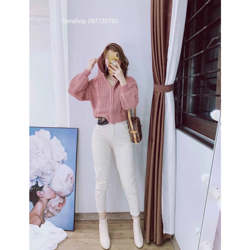 Áo khoác nữ mùa đông, áo khoác len nữ dây kéo chất cực đẹp form chuẩn dễ dàng phối đồ hàng cao cấp loại 1 | BigBuy360 - bigbuy360.vn