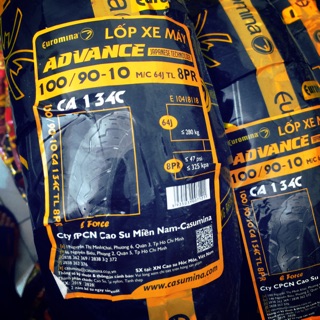 VỎ (LỐP) XE TAY GA LEAD (SAU), SCR (SAU), ATILA, SPACY 100/90-10 EUROMINA