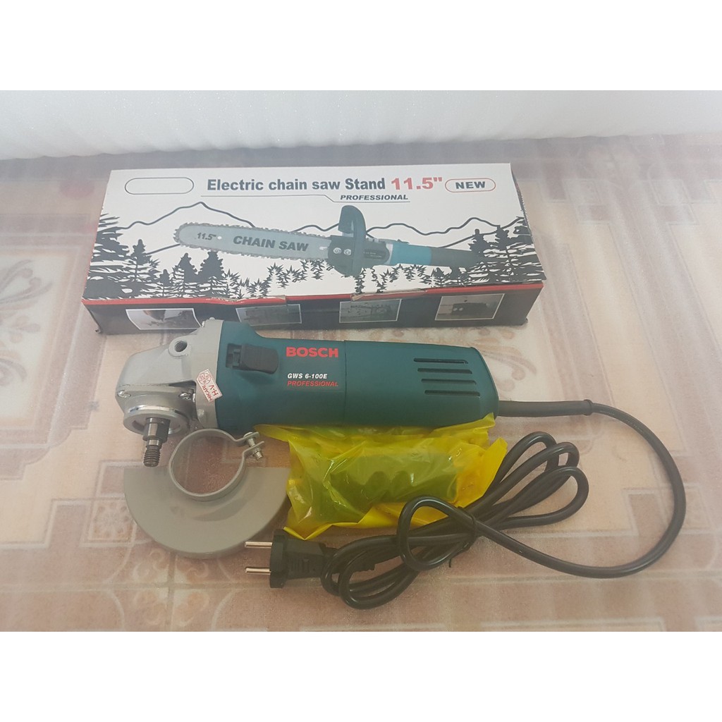 COMBO BỘ SẢN PHẨM MÁY MÀI GWS 6-100+ LƯỠI CƯA XÍCH