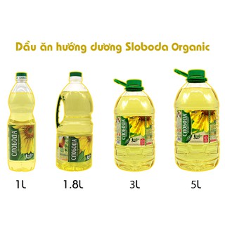 DẦU HƯỚNG DƯƠNG HỮU CƠ SLOBODA 1,8Lít